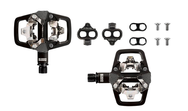 LOOK Cycle - دواسات X-Track En-Rage MTB - آلية SPD قياسية متوافقة - دواسة بدون مشبك - هيكل من الألمنيوم المطروق - أسطح اتصال كبيرة - دواسات دراجات قوية وخفيفة، مثالية لركوب الدروب - Image 2